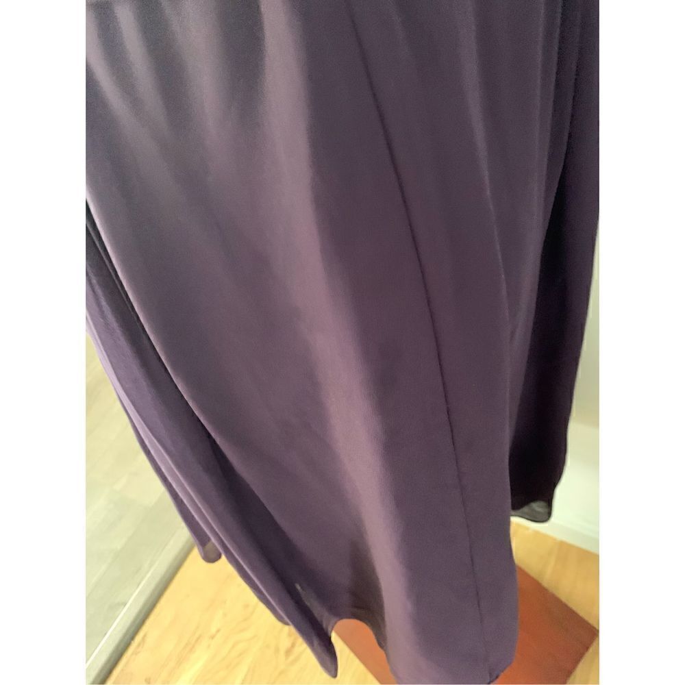 Bill Levkoff Purple strapless dress size 14 - Picture 3 of 10